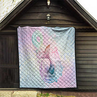 Hawaii Mermaid Sweet Pastel Quilt Polynesian Pattern Fish Hook