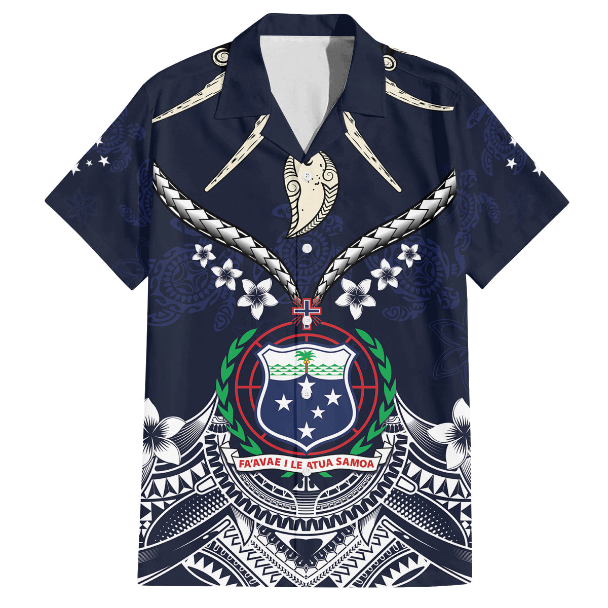Samoa Independence Day Family Matching Long Sleeve Bodycon Dress and Hawaiian Shirt Ula Nifo Mix Turtle