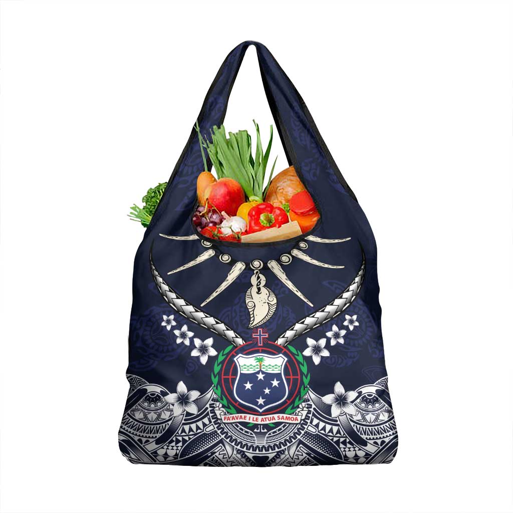 Samoa Independence Day Grocery Bag Ula Nifo Mix Turtle