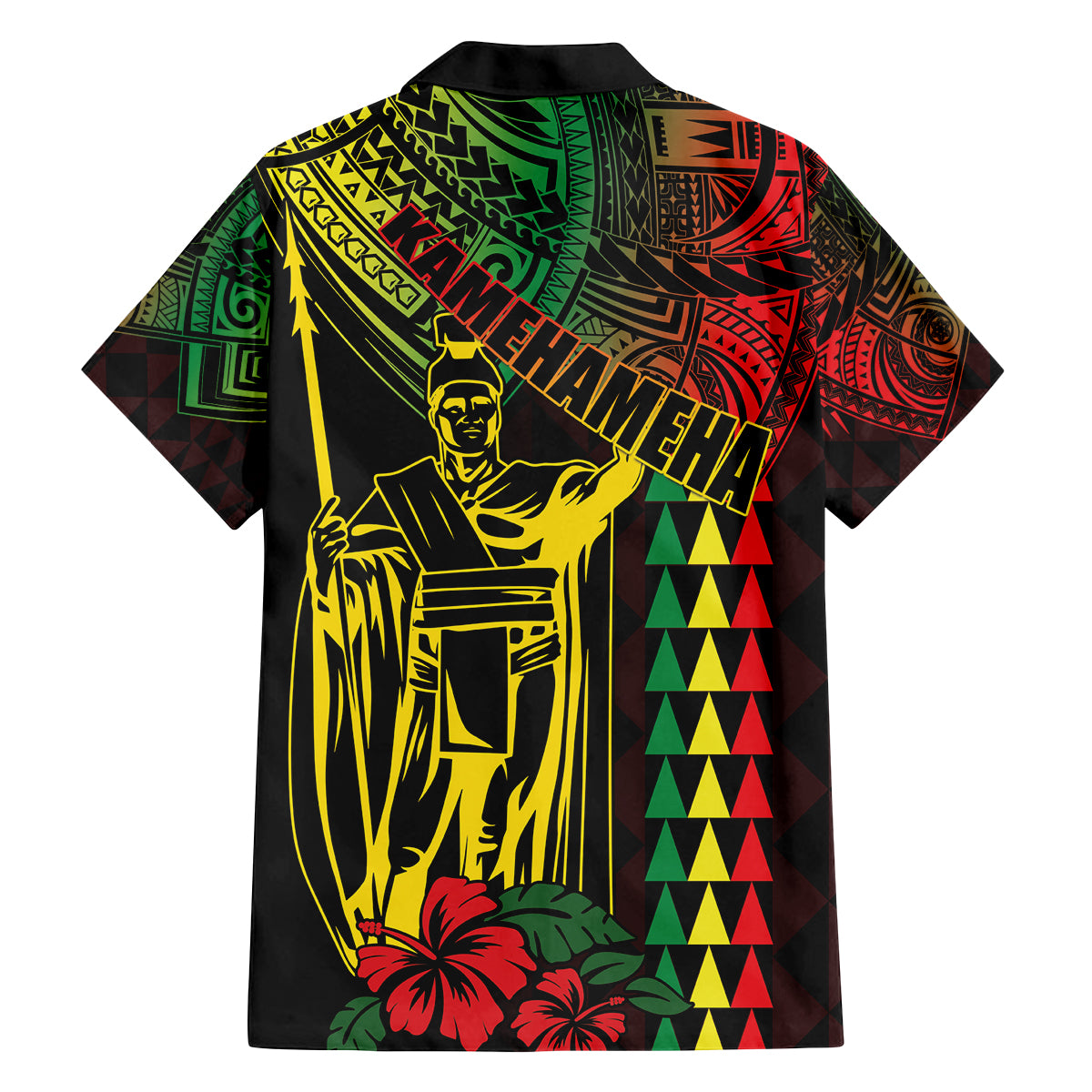 King Kamehameha Day Family Matching Tank Maxi Dress and Hawaiian Shirt Hawaii Kakau Reggae LT01 - Polynesian Pride