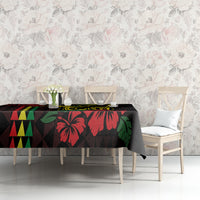 King Kamehameha Day Tablecloth Hawaii Kakau Reggae