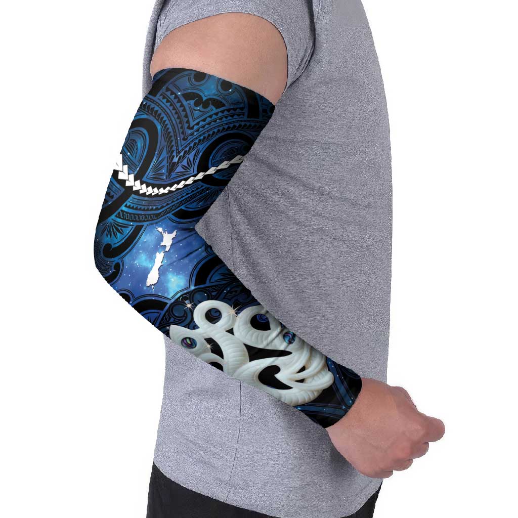 Personalized Maori Matariki Manaia Arm Sleeves Maori Kowhaiwhai Pattern Galaxy