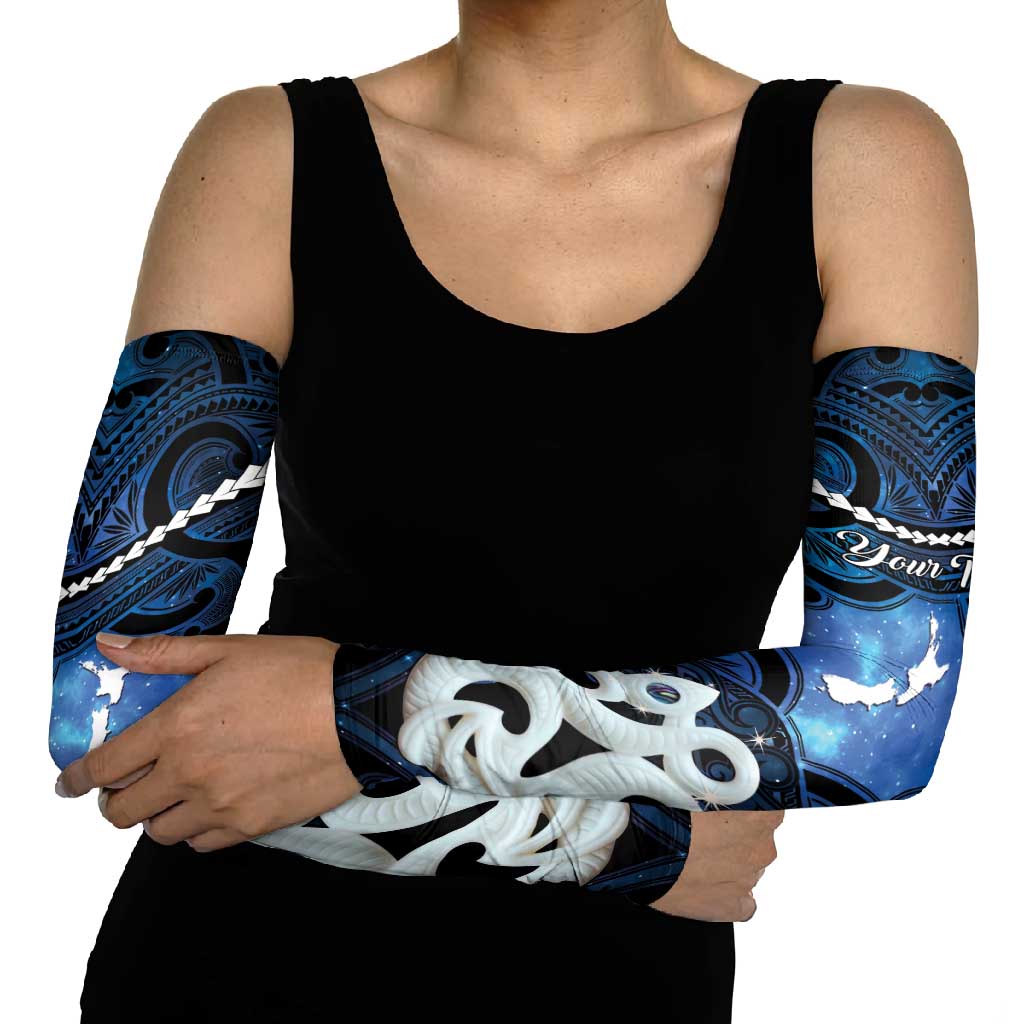 Personalized Maori Matariki Manaia Arm Sleeves Maori Kowhaiwhai Pattern Galaxy