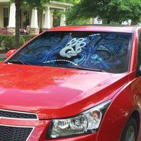 Maori Matariki Manaia Auto Sun Shade Maori Kowhaiwhai Pattern Galaxy