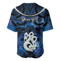 Personalized Maori Matariki Manaia Baseball Jersey Maori Kowhaiwhai Pattern Galaxy