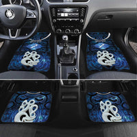 Personalized Maori Matariki Manaia Car Mats Maori Kowhaiwhai Pattern Galaxy