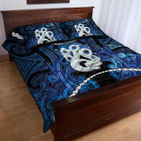 Maori Matariki Manaia Quilt Bed Set Maori Kowhaiwhai Pattern Galaxy