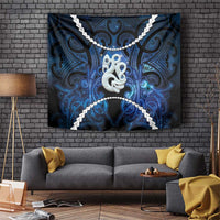 Maori Matariki Manaia Tapestry Maori Kowhaiwhai Pattern Galaxy