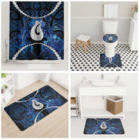 Maori Matariki Hei Matau Bathroom Set Maori Kowhaiwhai Pattern Galaxy