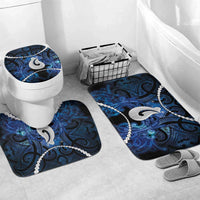 Maori Matariki Hei Matau Bathroom Set Maori Kowhaiwhai Pattern Galaxy