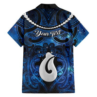 Personalized Maori Matariki Hei Matau Family Matching Off Shoulder Maxi Dress and Hawaiian Shirt Maori Kowhaiwhai Pattern Galaxy