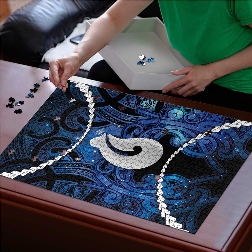 Maori Matariki Hei Matau Puzzle Maori Kowhaiwhai Pattern Galaxy