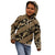 Indonesia Batik Pattern Kid Hoodie Gold Version