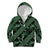 Indonesia Batik Pattern Kid Hoodie Green Version