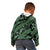 Indonesia Batik Pattern Kid Hoodie Green Version