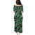 Indonesia Batik Pattern Puletasi Green Version