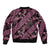 Indonesia Batik Pattern Bomber Jacket Pink Version