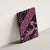 Indonesia Batik Pattern Canvas Wall Art Pink Version