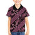 Indonesia Batik Pattern Kid Hawaiian Shirt Pink Version