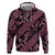 Indonesia Batik Pattern Zip Hoodie Pink Version