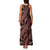 Indonesia Batik Pattern Family Matching Tank Maxi Dress and Hawaiian Shirt Red Version