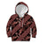 Indonesia Batik Pattern Kid Hoodie Red Version