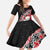 New Zealand Christmas Meri Kirihimete Family Matching Off The Shoulder Long Sleeve Dress and Hawaiian Shirt Santa Hei Tiki Pohutukawa