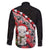 New Zealand Christmas Meri Kirihimete Family Matching Off The Shoulder Long Sleeve Dress and Hawaiian Shirt Santa Hei Tiki Pohutukawa