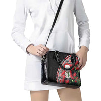 New Zealand Christmas Meri Kirihimete Shoulder Handbag Santa Hei Tiki Pohutukawa LT01 - Polynesian Pride