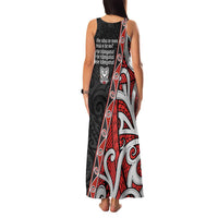 Aotearoa Toitu Te Tiriti Family Matching Tank Maxi Dress and Hawaiian Shirt Honour The Treaty New Zealand LT01 - Polynesian Pride