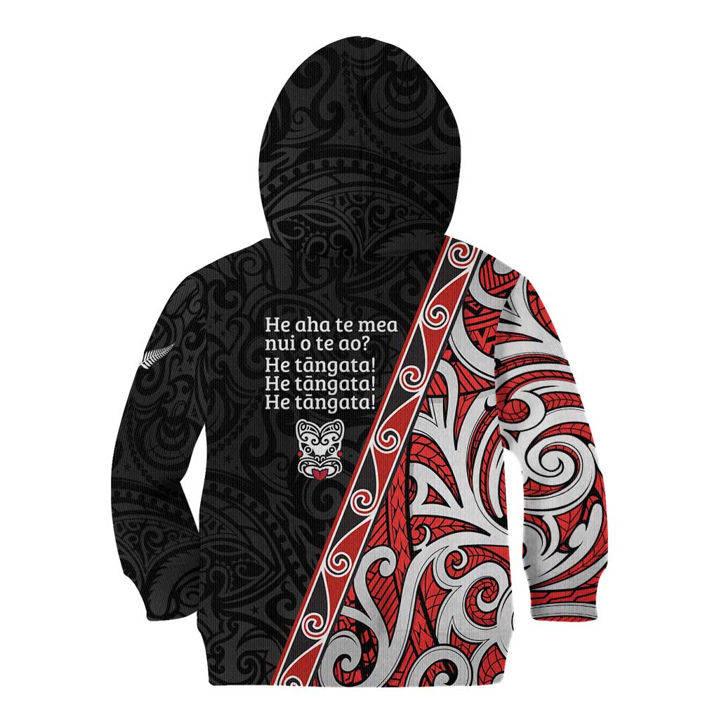 Aotearoa Toitu Te Tiriti Kid Hoodie Honour The Treaty New Zealand LT01 - Polynesian Pride