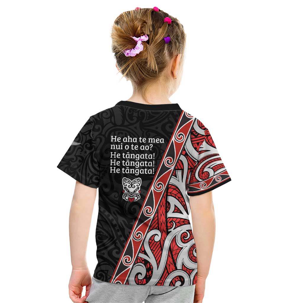 Aotearoa Toitu Te Tiriti Kid T Shirt Honour The Treaty New Zealand LT01 - Polynesian Pride