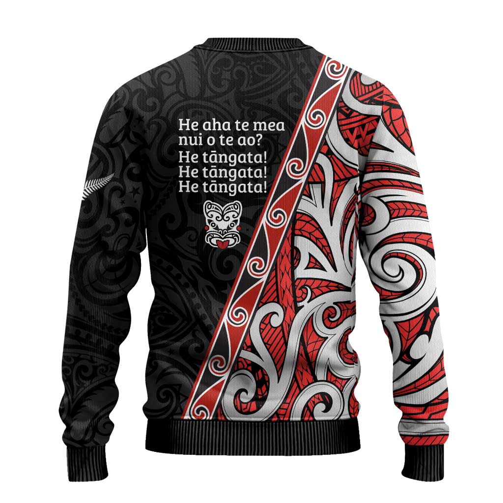 Aotearoa Toitu Te Tiriti Ugly Christmas Sweater Honour The Treaty New Zealand LT01 - Polynesian Pride