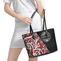 Aotearoa Toitu Te Tiriti Leather Tote Bag Honour The Treaty New Zealand LT01 - Polynesian Pride