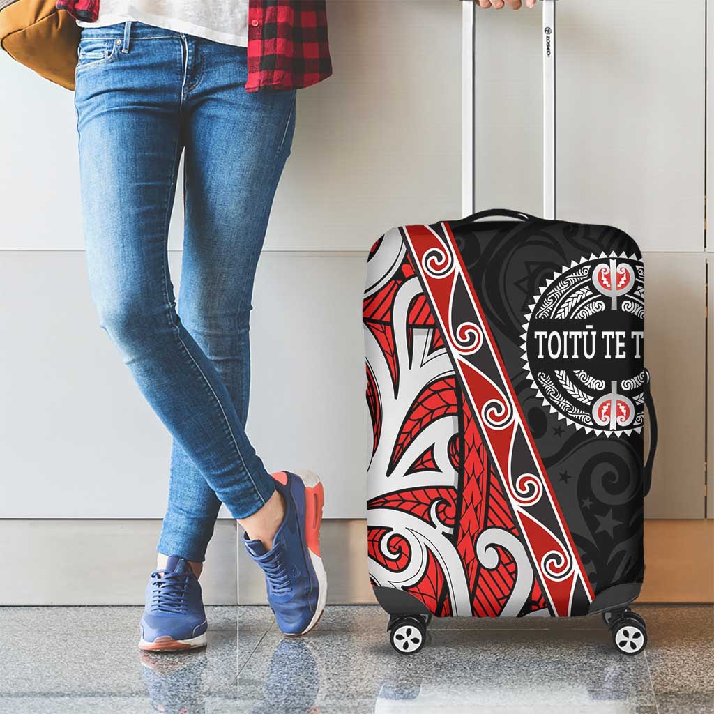 Aotearoa Toitu Te Tiriti Luggage Cover Honour The Treaty New Zealand LT01 - Polynesian Pride
