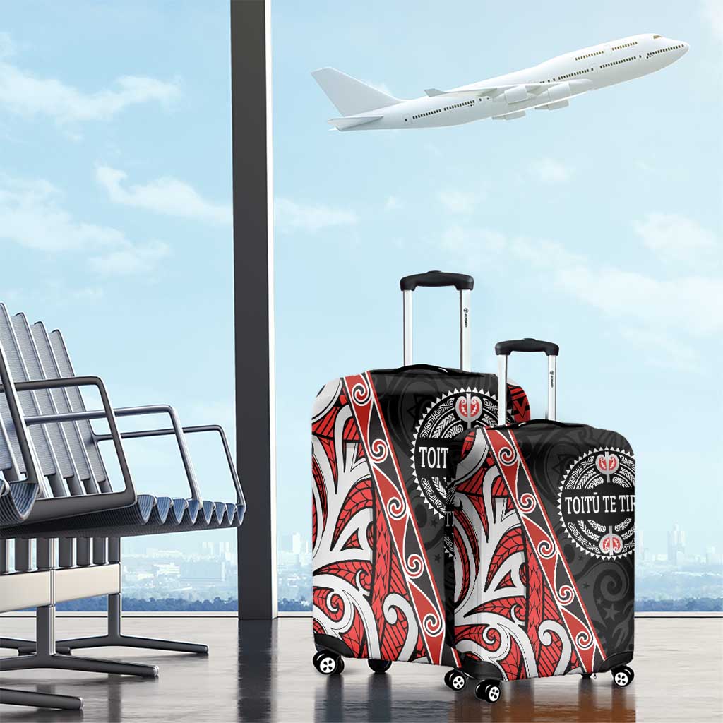 Aotearoa Toitu Te Tiriti Luggage Cover Honour The Treaty New Zealand LT01 - Polynesian Pride