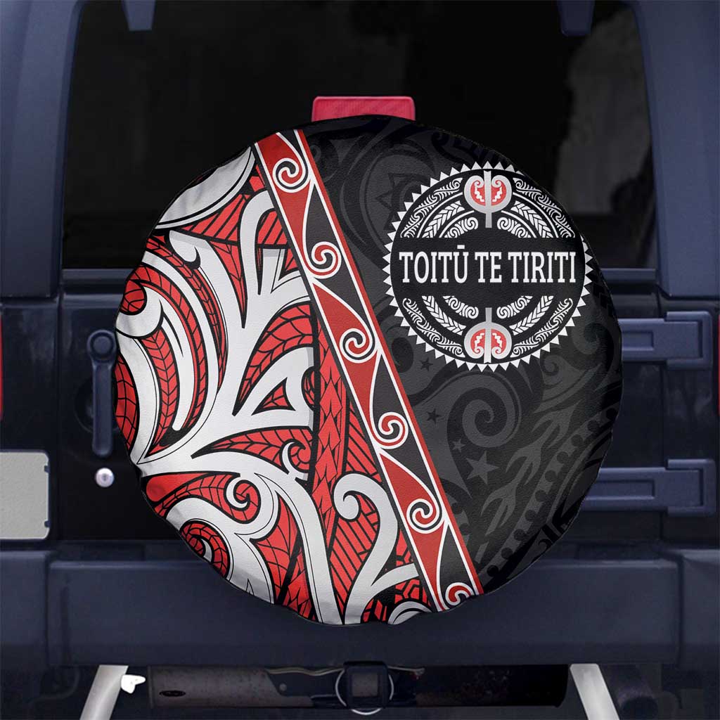 Aotearoa Toitu Te Tiriti Spare Tire Cover Honour The Treaty New Zealand LT01 - Polynesian Pride