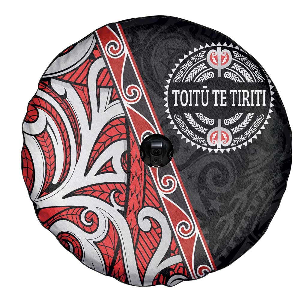 Aotearoa Toitu Te Tiriti Spare Tire Cover Honour The Treaty New Zealand LT01 - Polynesian Pride
