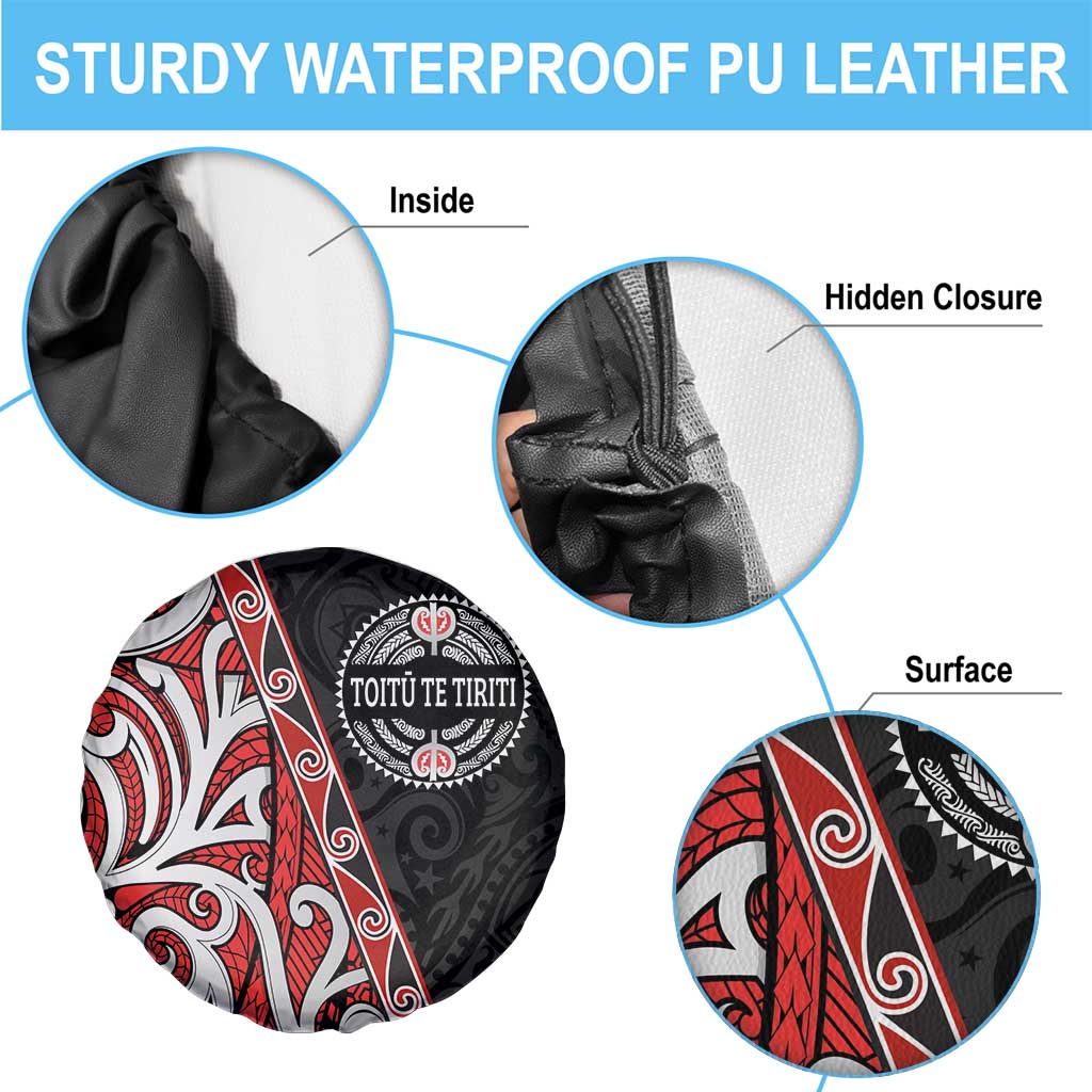 Aotearoa Toitu Te Tiriti Spare Tire Cover Honour The Treaty New Zealand LT01 - Polynesian Pride