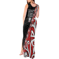 Aotearoa Toitu Te Tiriti Tank Maxi Dress Honour The Treaty New Zealand LT01 - Polynesian Pride