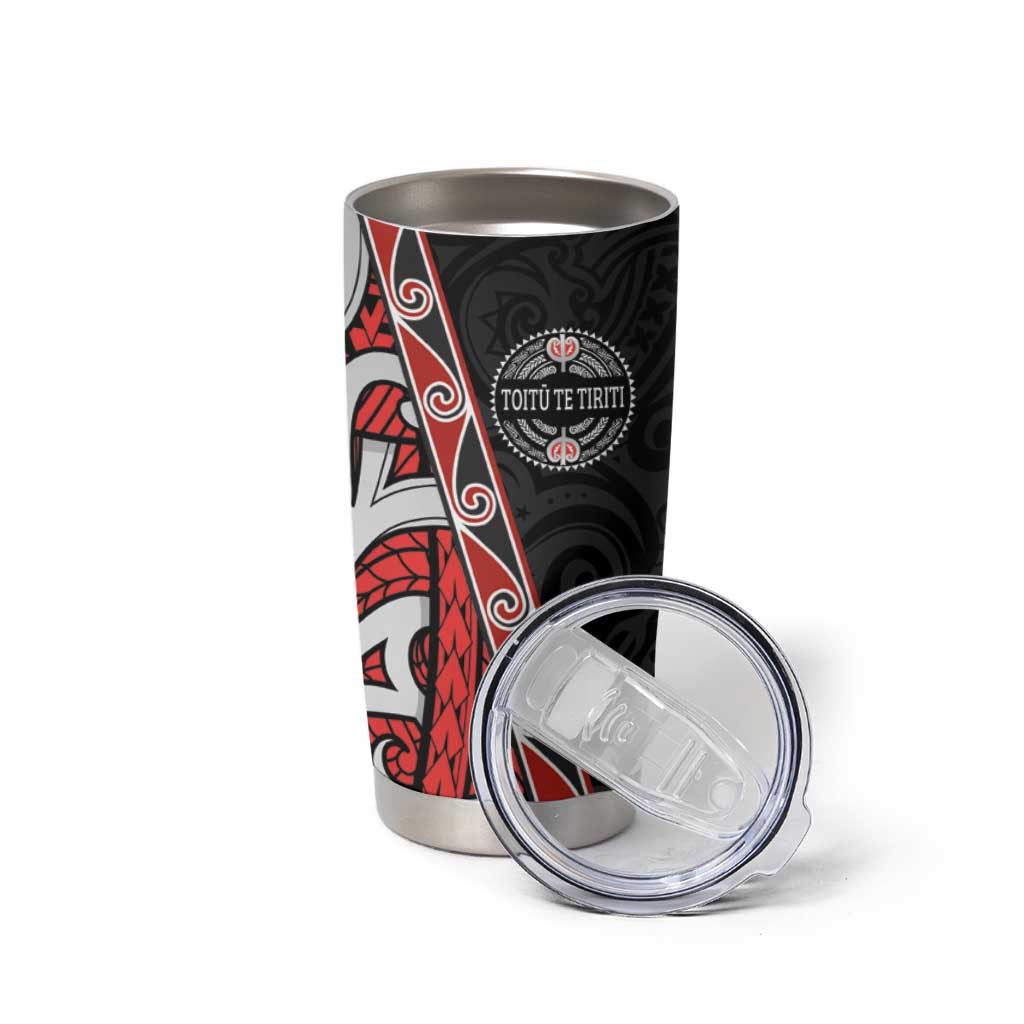 Aotearoa Toitu Te Tiriti Tumbler Cup Honour The Treaty New Zealand LT01 - Polynesian Pride