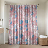 Anthurium Plumeria Lei Pastel Bathroom Set Pink Hawaiian Splendid Palaka