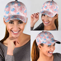 Anthurium Plumeria Lei Pastel Classic Cap Pink Hawaiian Splendid Palaka