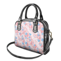 Anthurium Plumeria Lei Pastel Shoulder Handbag Pink Hawaiian Splendid Palaka