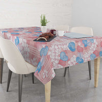 Anthurium Plumeria Lei Pastel Tablecloth Pink Hawaiian Splendid Palaka
