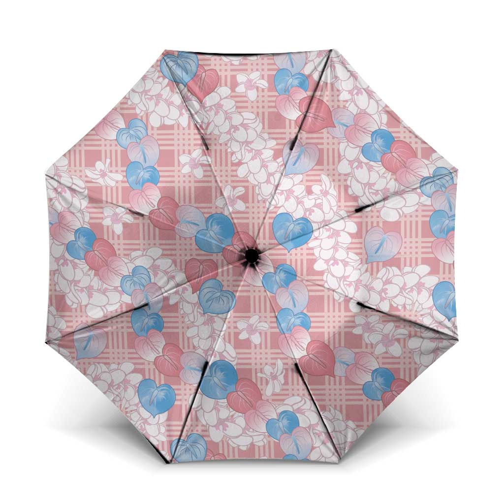 Anthurium Plumeria Lei Pastel Umbrella Pink Hawaiian Splendid Palaka