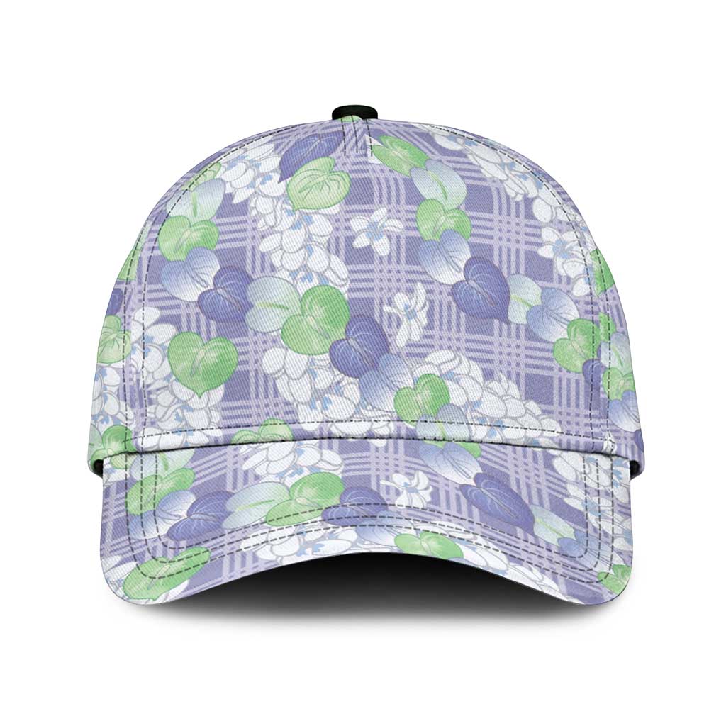 Anthurium Plumeria Lei Pastel Classic Cap Purple Hawaiian Splendid Palaka