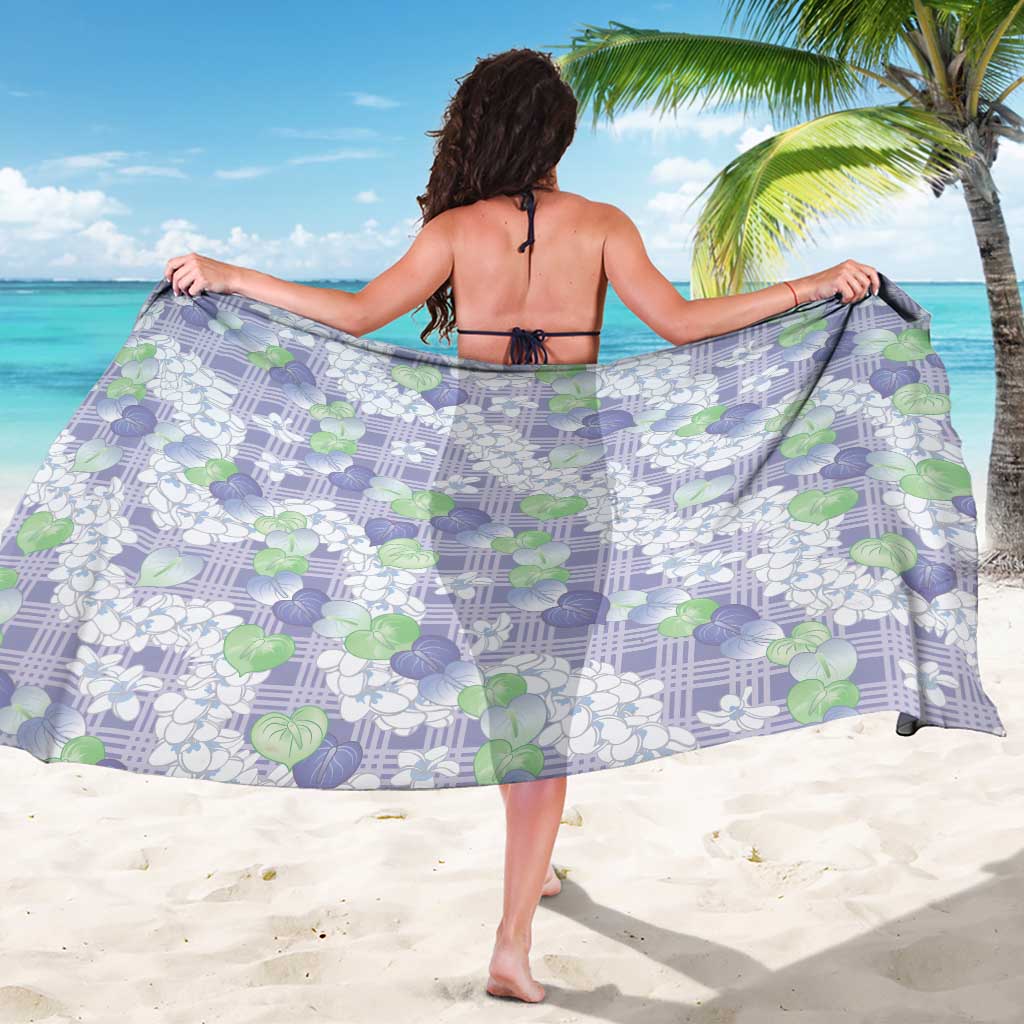 Anthurium Plumeria Lei Pastel Sarong Purple Hawaiian Splendid Palaka