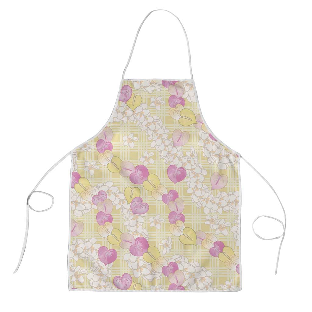 Anthurium Plumeria Lei Pastel Apron Yellow Hawaiian Splendid Palaka