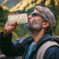 Anthurium Plumeria Lei Pastel 4 in 1 Can Cooler Tumbler Yellow Hawaiian Splendid Palaka
